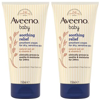  아비노 베이비 수딩 릴리프 이몰리언트 크림 Aveeno Baby Soothing Relief Cream 150ml 2개