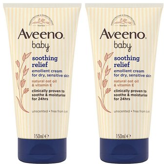  아비노 베이비 수딩 릴리프 이몰리언트 크림 Aveeno Baby Soothing Relief Cream 150ml 2개