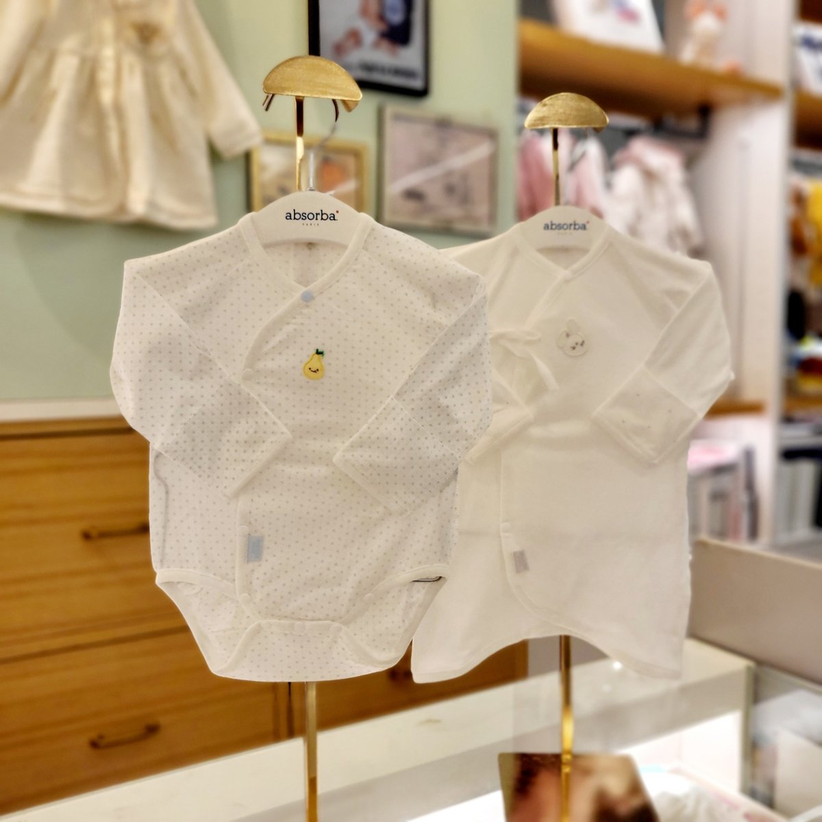 (토끼띠기념 출산선물 2종세트)로밋80수배내가운(AYA10111)/백IVORY+ 모카텐셀배내슈트 - SSG.COM