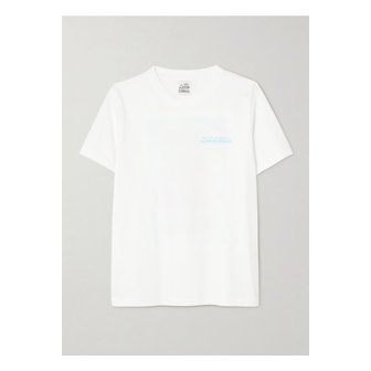  돈데 에스테반 바수르토 프린트 코튼 저지 티셔츠 화이트 46376663162871413