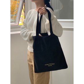 코듀로이 투포켓 숄더백 (네이비) Corduroy  two pocket shoulder bag(Navy)