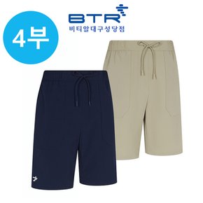 픽처(4부) 골프 남성 여름 4부 반바지 허리 전체에 밴드 BVP0842M