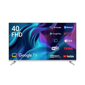 101cm 40인치 FHD LED TV 화이트에디션 구글 스마트 티비 안드로이드5.0 고화질티비