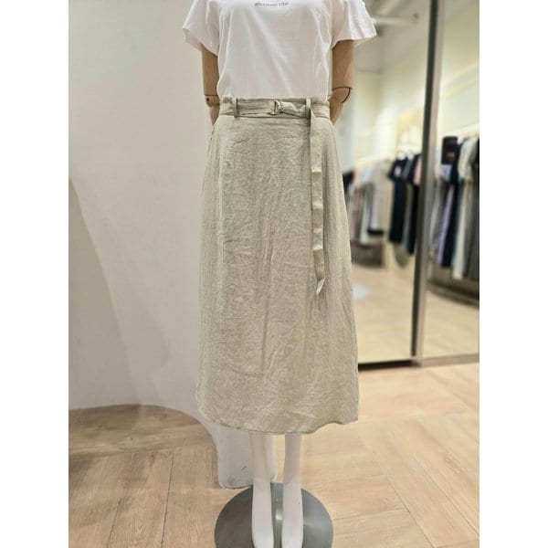 [부산점] 제천벨트 H라인 롱 스커트 (PR2WS061)