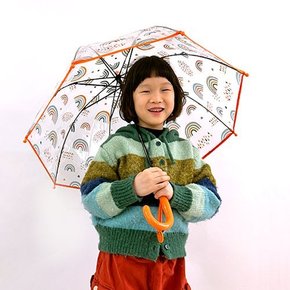유아동용 투명 돔형 우산 토끼 (4color)