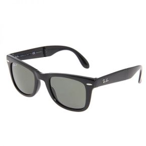 레이벤 RB4105 폴딩 웨이페어러 폴로라이즈드 편광렌즈 50 미디움 - Black/Polarized 렌즈 안경