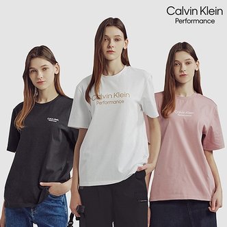 Calvin Klein Perfomance CK 캘빈클라인 퍼포먼스 23SUMMER 여성 티셔츠 3종+하프팬츠 1종