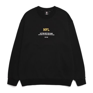 NFL [본사직영]엔에프엘 스타디움 티켓 맨투맨 BLACK