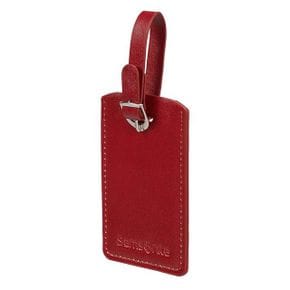 RECTANGLE LUGGAGE TAG X2 네임택 RED