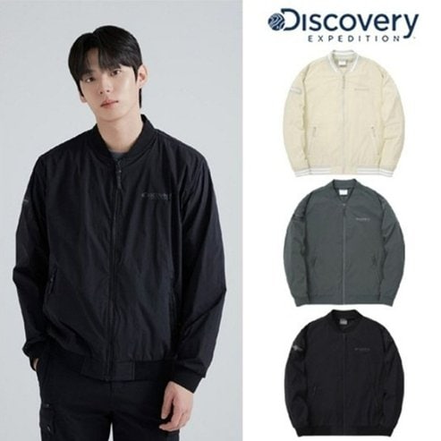 디스커버리 [정상가 169,000원] 남성 경량 윌버 블루종 점퍼 바람막이 DMWJ51043