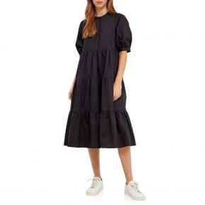 4600612 English Factory Puff Sleeve Dress