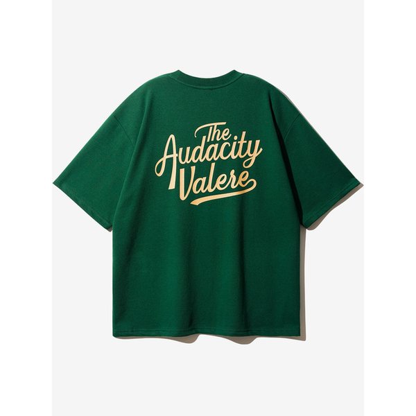 뉴웨이브 더블코튼 더시티 반팔 티셔츠 다크그린 YKST1458