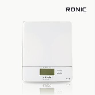 로닉 디지털 가정용 전자저울 화이트