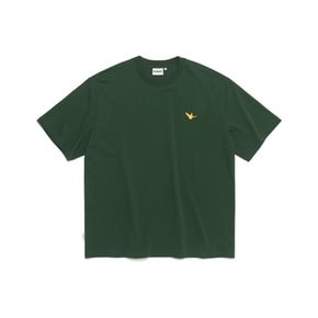 엔젤 와펜 반팔 티셔츠 - D/GREEN Z265UST020
