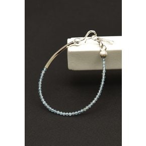 2mm Blue Topaz Bracelet - 블루토파즈