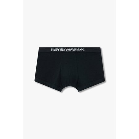 EMPORIO ARMANI 남성 센터 로고 밴딩 코튼 드로즈 0814312006000