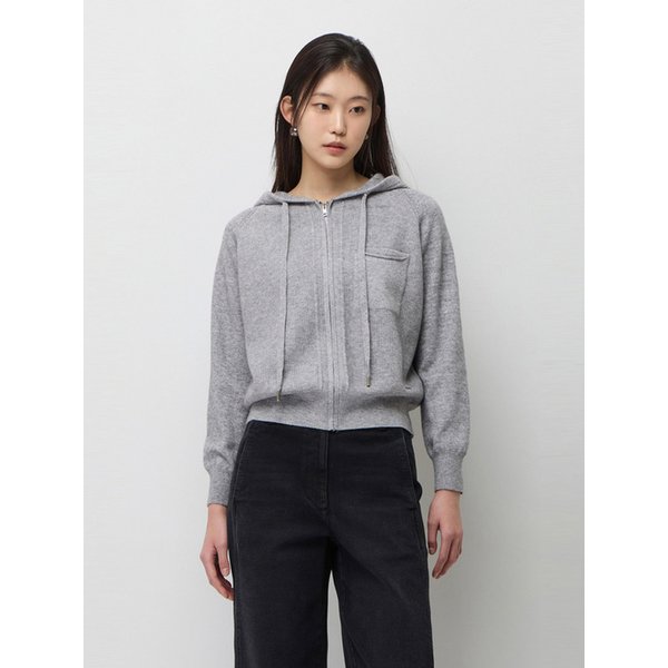 후드 집업 가디건_SAKCE7611GR