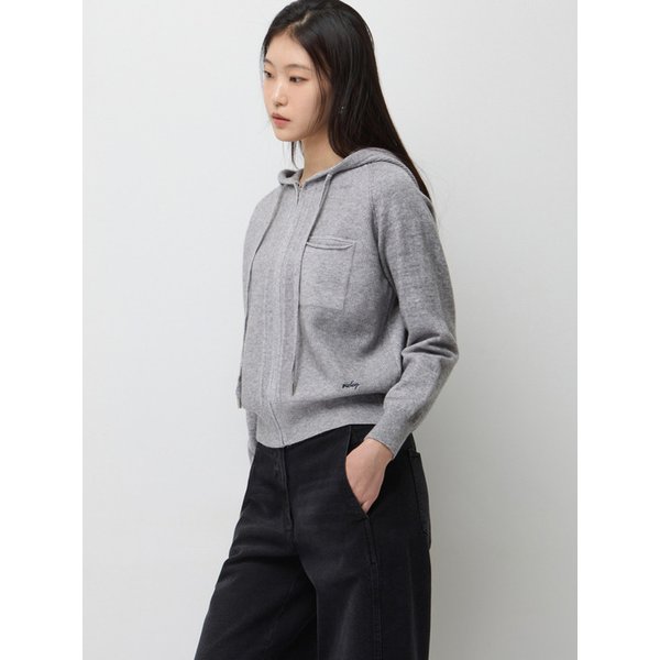 후드 집업 가디건_SAKCE7611GR