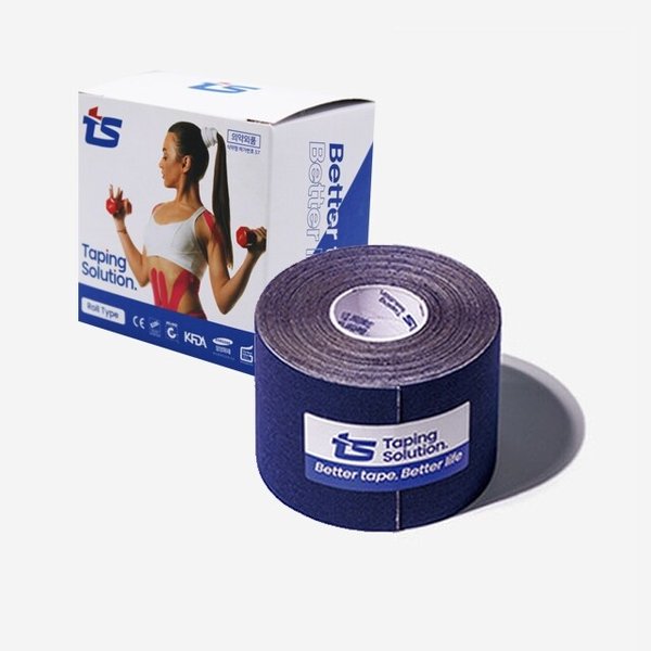 티에스 키네시올로지 근육 스포츠 테이프 테이핑 네이비