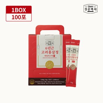  청춘백서 홍삼 6년근 고려홍삼정 데일리스틱 골드 1BOX 대용량 진세노사이드