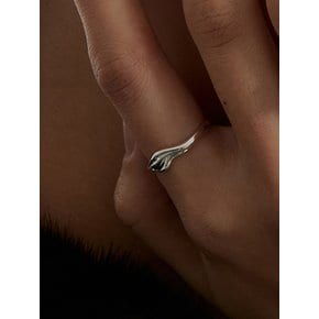 BRUSH MARK RING_SILVER