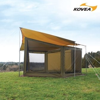 KOVEA 코베아 헥사 타프 풀 스크린 (KN8TE0207)/캠핑/타프쉘/그늘막/오토/텐트/천막/다용도/메쉬