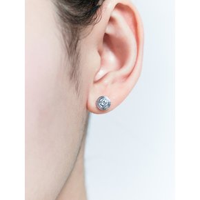 G-DIA 베젤 스터드 귀걸이