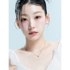 G-DIA 베젤 스터드 귀걸이