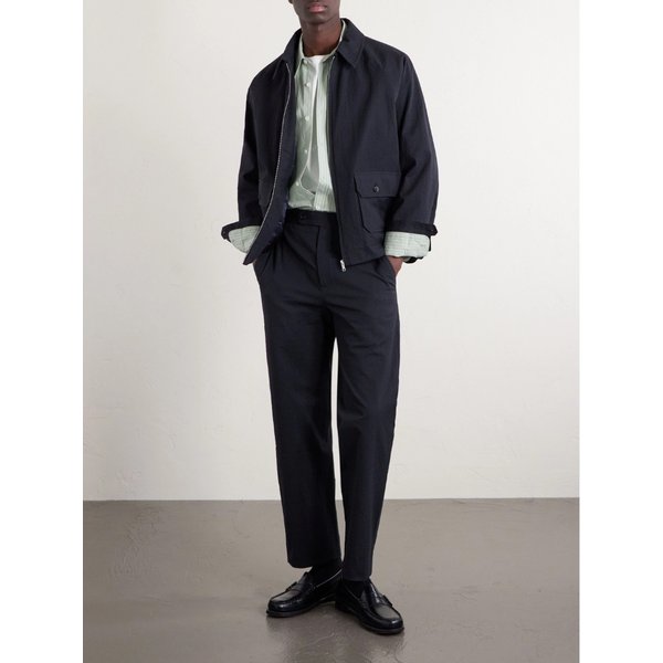 보디 코튼 블렌드 시어서커 봄버 재킷 46376663162957767