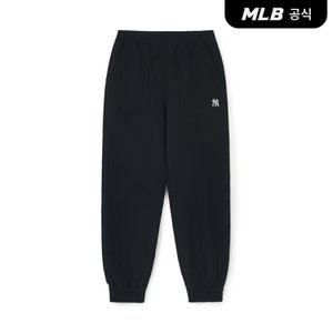 MLB [코리아공식] 베이직 스트레치 조거 팬츠 NY (Black)