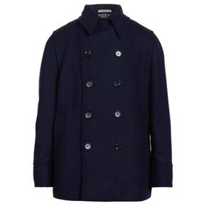 4706769 Aquascutum Elegant Double-Breasted Mens Wool Coat