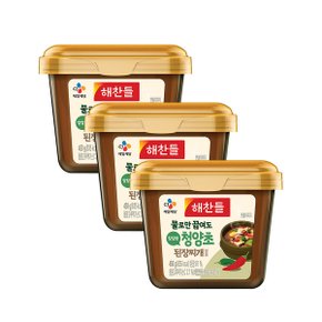 CJ 해찬들 그대로 청양초 된장찌개 양념 450g x 3개