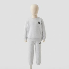 노스페이스 키즈 키즈 고 투 세트 HEATHER_GRAY NM5MS01S