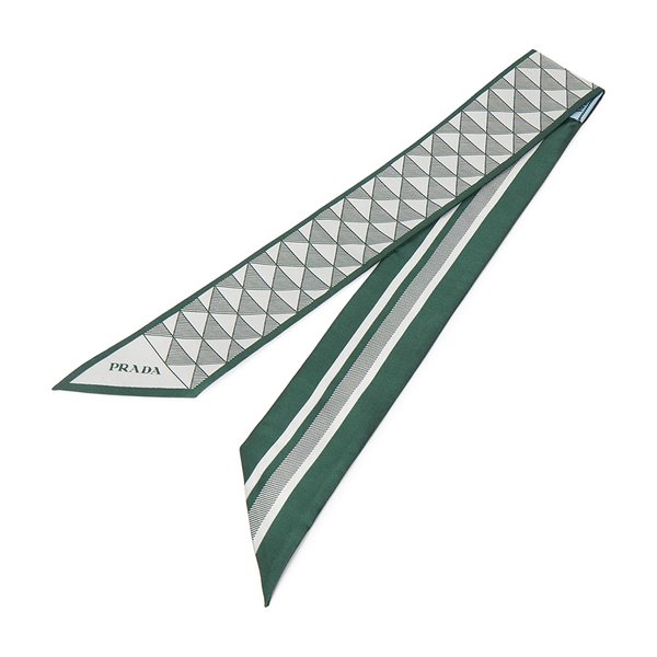 [부산점] 프라다 여성 실크 스카프 1FF008 2C81 F077U