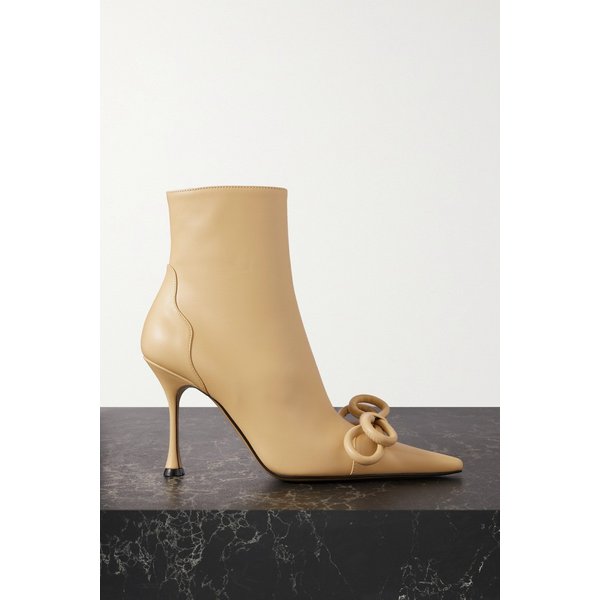 Double Bow Leather Ankle Boots 뉴트럴 1647597277288338