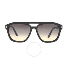 4660356 Tom Ford Gerrard Gradient Smoke Pilot Mens Sunglasses