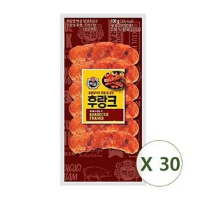 백설 숯불갈비 양념 후랑크 소시지 소세지 570g x 30개