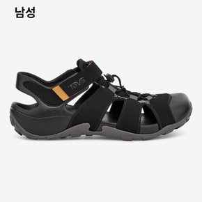 (플린트 우드) TEVA 남성 발 보호 아웃도어 트래블 샌들 STVM2418941-BLK