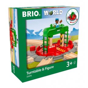 BRIO (브리오) WORLD 피겨 턴테이블 (기차 장난감 나무 레일) 33476