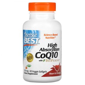 닥터스베스트 고흡수 CoQ10 BioPerine 함유 300mg 베지 소프트젤 90정