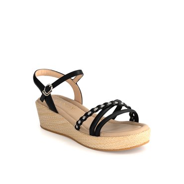 탠디 여성 캐주얼 샌들 (J1594, BLACK)