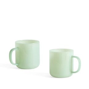 HAY 헤이 Borosilicate Mug Set of 2 보로실리케이트 머그 세트 제이드 라이트 그린