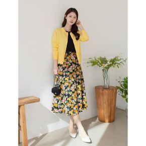 XXL까지  케니투 플라워패턴 플레어 스커트 봄 가을 하객룩 나들이룩 모임룩 .._P418691530