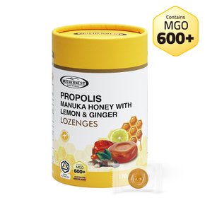 호주산 프로폴리스 마누카허니 위드 레몬진저 로젠지스 캔디 (MGO600+) 170g