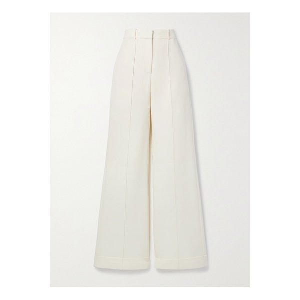 디다 울 실크 혼방 와이드 팬츠 에크루 1647597303435606