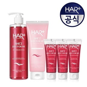 쉬즈 여성 탈모 샴푸 500ml+여성두피헤어팩210ml+여성탈모샴푸100ml 3개