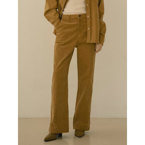 SIPT7060 wide corduroy pants_Camel