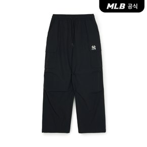 [코리아공식] 여성 베이직 고프코어 카고 와이드 팬츠 NY (Black)