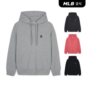 MLB [코리아공식] [MLB] 베이직 스몰로고 오버핏 후드티 (4 COLOR)