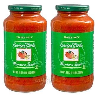  [1+1] 트레이더조 로스트 갈릭 마리나라 파스타소스 680g TRADER JOE`S ROASTED GARLIC MARINARA